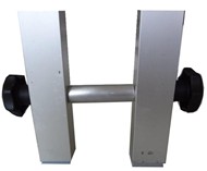 Verbinder für Klapptresen - Verbindet mehrere Tresen miteinander, werkzeugfrei mittels Handrad.